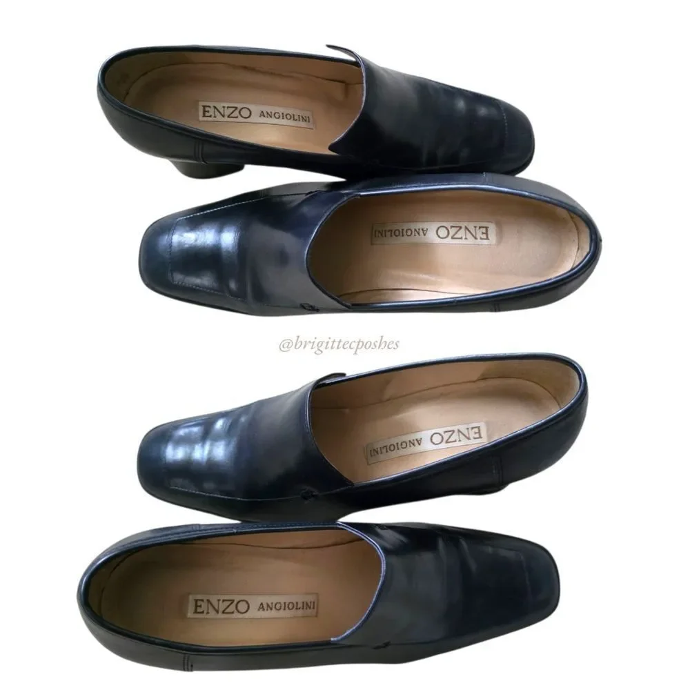 ENZO ANGIOLINI Navy Blue Size 8M